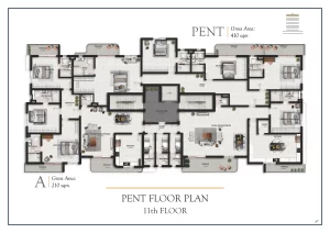 3 bedroom apartment for sale in Ikoyi — floor plan — 4 of 8