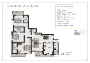 3 bedroom apartment for sale in Ikoyi — floor plan — 5 of 8