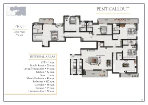 3 bedroom apartment for sale in Ikoyi — floor plan — 8 of 8