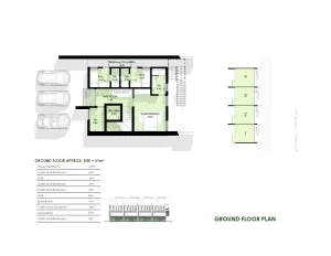 5 bedroom waterfront terrace for sale in Osborne Phase 1 — floor plan — 1 of 4