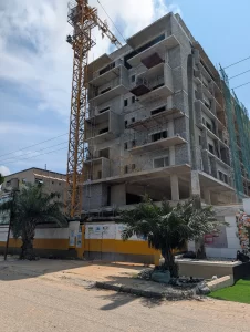 2-4 bedroom development in Victoria Island — construction update — 1 of 2